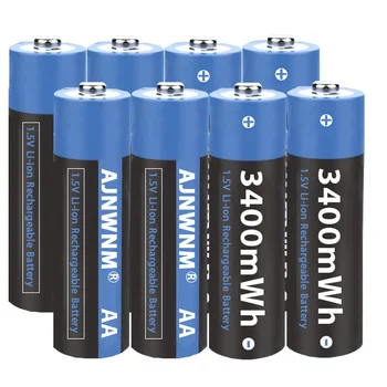 1,5 акумулаторна батерия AA 3400 МВтч Акумулаторна батерия AA от 1,5 за камери контролер AA 1,5 акумулаторна батерия AA от 1,5
