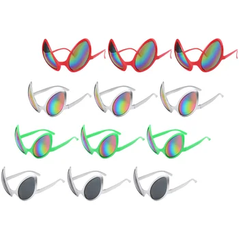 12 бр. един аксесоар Забавни очила, Дрехи, слънчеви очила Пластмасови очила за възрастни мъжки