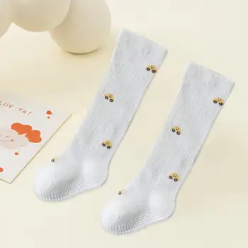2 бр., чорапи-тръба, модни памучни мрежести чорапи с фини частици, летни аксесоари, детски чорапи, бебешки чорапи