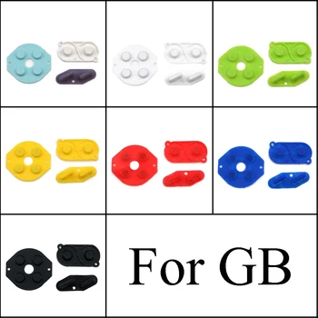 7 цвята Допълнителна бутон за Смяна на токопроводящих гумени тампони за Gameboy Classic за GB Fat DMG посоката на АБ бутон за избор на стартиране
