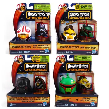 Hasbro Фигурка На Angry Birds Star Wars Скайуокър Самурай Модел На Кола Играчка Истински Модел На Колекция Хоби Подаръци Играчки