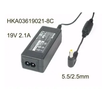 Huntkey HKA03619021-8C, 19 2,1 А, Корпус от 5.5/2.5 mm 2 контакт, захранващ Адаптер за лаптоп