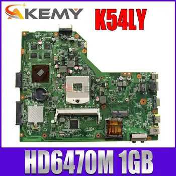 K54LY За ASUS K54LY X54H K54HR X84H AK54C K54L дънна Платка на Лаптоп K54LY дънна Платка HD6470M 1 GB Тест на дънната Платка