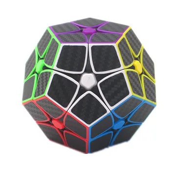 ZCUBE Стикер От Въглеродни Влакна Kilominx Магически Куб Пъзел игра 2x2 Додекахедрон Магистралата Куб Пъзел, Подарък Играчка за Развитие на Деца