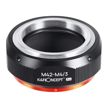 Адаптер за обектив K & F Concept Pro M42 с винтовым монтиране на обектив Micro 4/3 M4/3 МВТ G3 G7 GH2 OM-D BMPCC