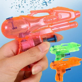 Детски играчки за воден пистолет, мини-прозрачни водни пистолети за момчета, малък размер, спрей, бойна игра, плажен силен вятър, играчки, подаръци