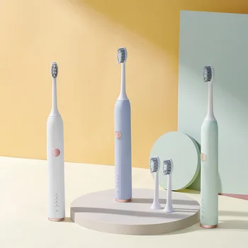 Електрическа четка за зъби за възрастни, ултразвукова с мека четка, магнитна окачване, електрическа четка за зъби, подаръчен комплект за двойки