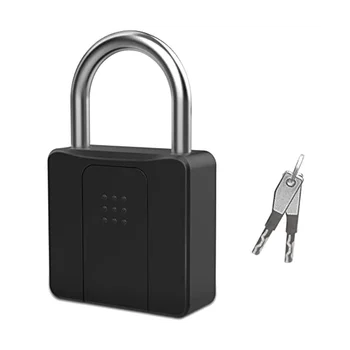 Заключване за пръстови отпечатъци с ключ, Bluetooth-система за заключване за пръстови отпечатъци, система за заключване на вратите за огради, порти, склад, фитнес зала, водоустойчив заключване