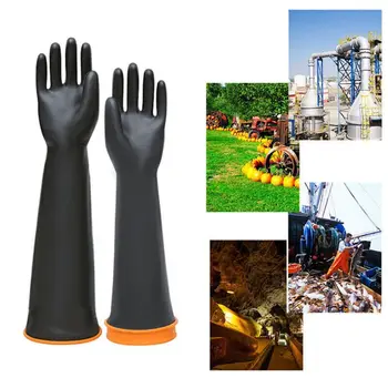 Заредете химически устойчиви ръкавици, за многократна употреба дълги латексови ръкавици 17