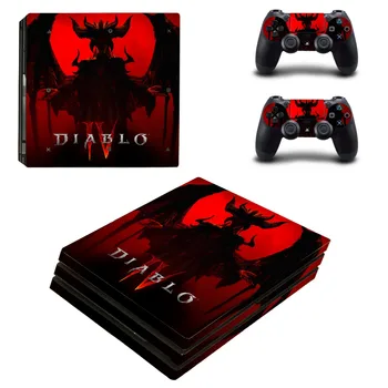Играта Diablo IV PS4 Pro Стикер На Кожата Етикети Калъф За PlayStation 4 PS4 Pro Конзола и Скинове Контролер Винил