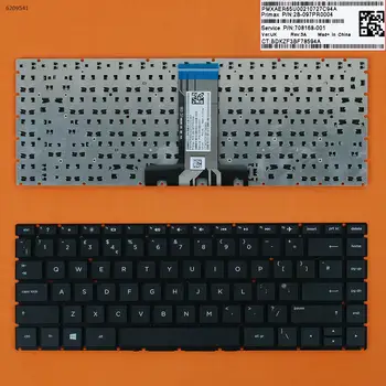 Клавиатура за лаптоп в обединеното кралство HP 14-bs015la 14-bs016la 14-bs017la 14-bs018la ЧЕРНА Без рамка Малък Вход