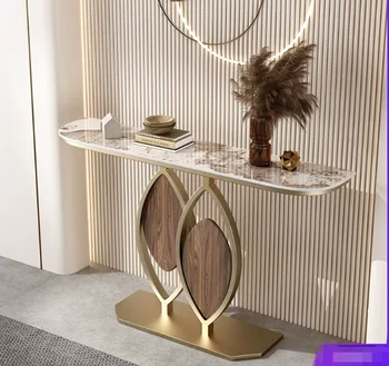 Креативен въвеждане на бюфет в италиански стил, луксозен маса за вход, вход шкаф, стенен маса