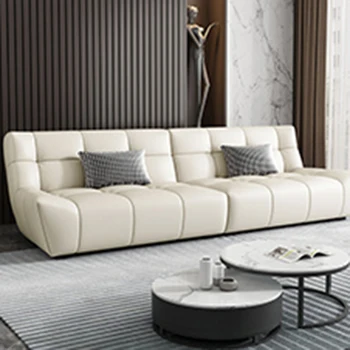 Модерен диван в скандинавски стил с подлакътници, самостоятелна спалня, луксозни секционни кожен офис диван, разтегателен, надуваеми мебели за хола HDH