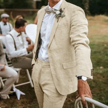 Мъжки Бельо костюм Елегантни Костюми за мъже, Костюми Високо Качество, однобортный най-Добрия Облеклото на Младоженеца, Адаптивни Пълен Сватба облекло за Младоженеца