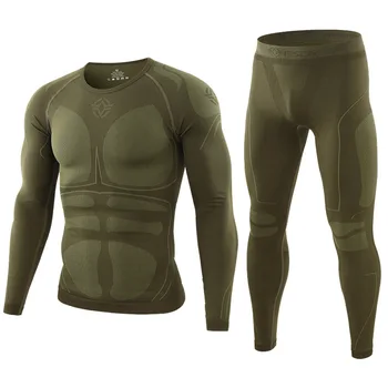 Мъжки функционално бельо за есенно-зимни спортове, топли дрехи за тренировки, дрехи за фитнес
