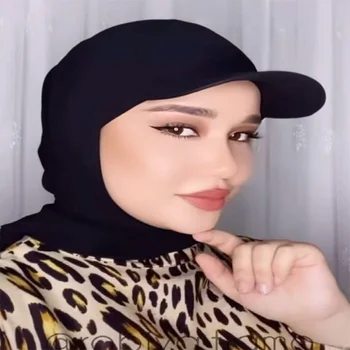 Мюсюлманска мода на Рамадан, хиджаб, шал, шал, Хиджаб, шапки, bandanas, Абайя, тюрбан за жени, готови забрадка