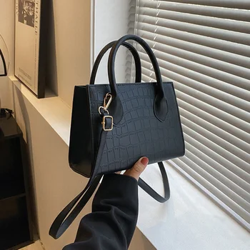 Нови квадратна чанта през рамо за жени, модни чанти и портмонета, дамски чанта през рамо, малки чанти с горната дръжка, портмонета, дамски чанти за ръце