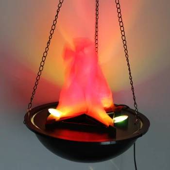 Пламък, имитирующее изкуствен изкуствен огън, подвесная електронна лампа-барбекю за парти, на сцената, Хелоуин, коледа декорации