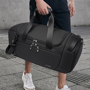 Спортни чанти, мъжки спортни чанти за фитнес-тренировки, спортна чанта за пътуване на открито, многофункционални сухи, влажни разделителни чанти, чанта