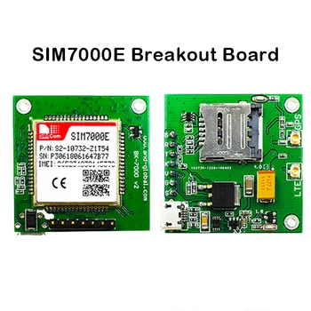 Такса за управление SIMCOM SIM7000E LTE CAT M1 (eMTC) Модул NB-Ин quadband телефони LTE FDD B3/B8/В20/B28/GPRS / EDGE 900/1800 Mhz