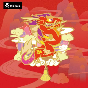 Фигурка на еднорога Токидоки, икона на китайския Зодиак, кутия, чанта, медальон, декорация, Аксесоари, детски подарък за рожден ден
