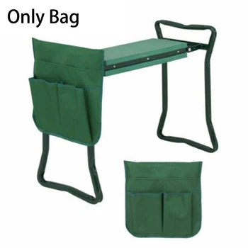 Чанта за инструменти, градински сгъваем стол за коленопреклонения, чанта за инструменти, за работа на открито, преносим чанта за съхранение вилици, лопати, ножици, не стол