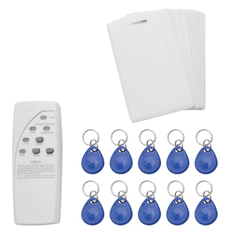 Четец на RFID-карти с честота 125 khz, устройство за запис на ID-125 khz, копирна машина, ръчно RFID-четец за контрол на достъпа до врати