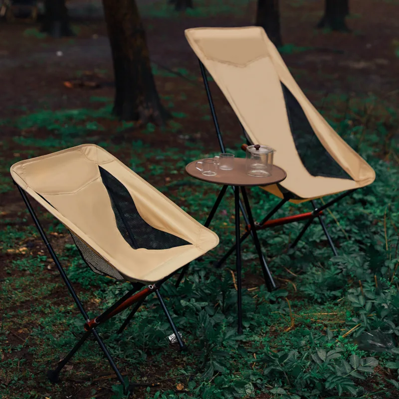 Портативен сгъваем стол къмпинг, уличен лунен стол сгъваем стол за разходки, столове за пикник, столове за риболов, инструменти за сядане