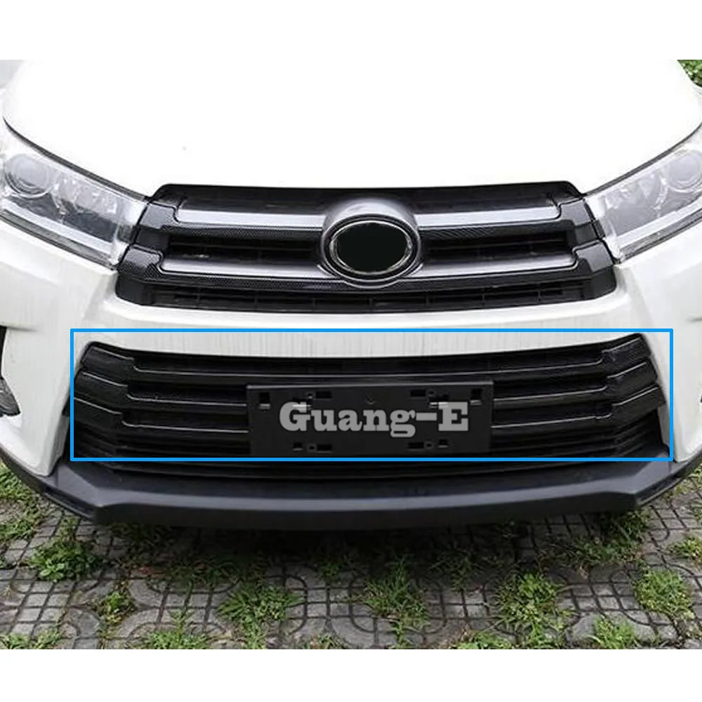 Автомобилна стикер за полагане на защитно покритие Детектор ABS покритие и предната решетка, решетка състезателна 4 бр. за Toyota Highlander 2015 2016-2020