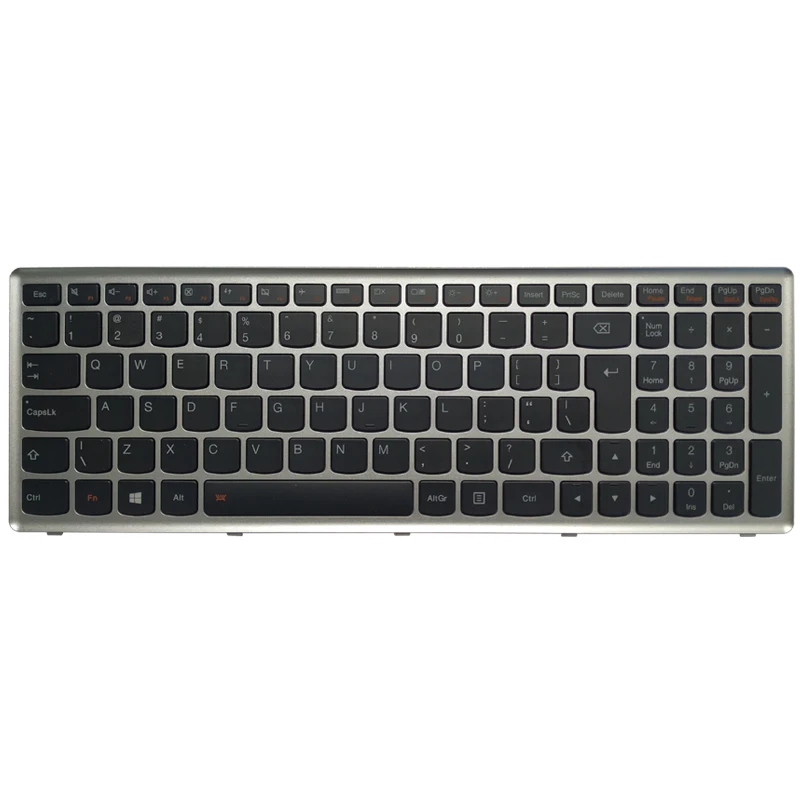 Новата американска клавиатура за лаптоп Lenovo Ideapad Z710 U510 с подсветка