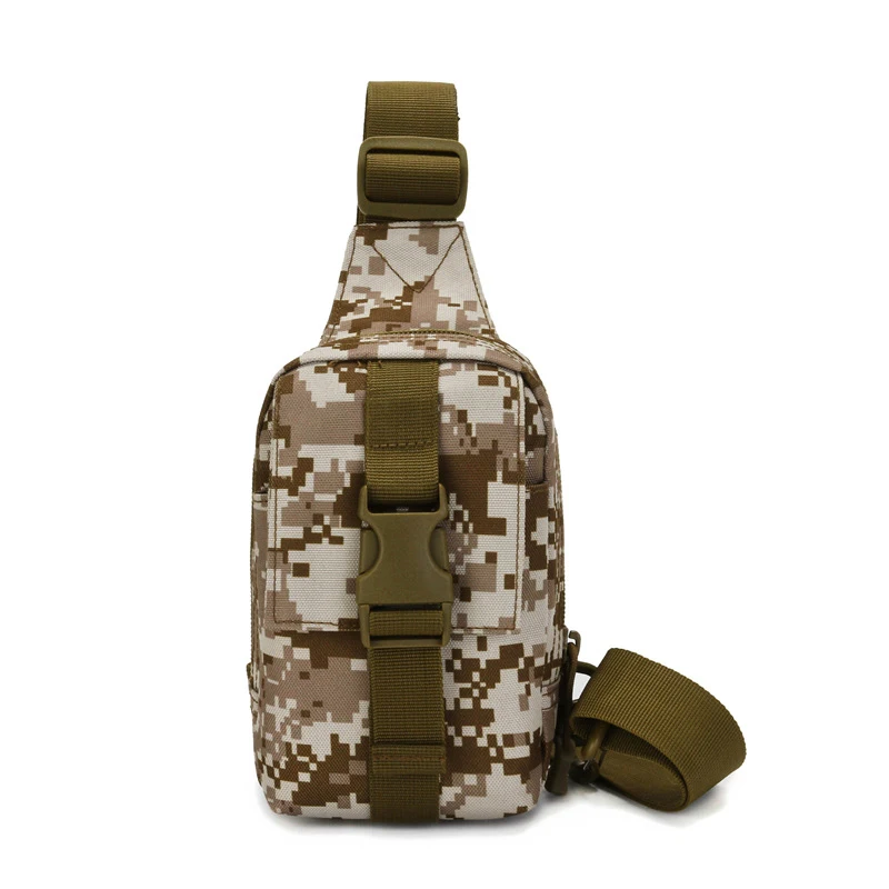 Тактическа нагрудная чанта, военна туристическа чанта, спортна чанта, чанта през рамо, щурмова чанта за разходки, колоездене, къмпинг