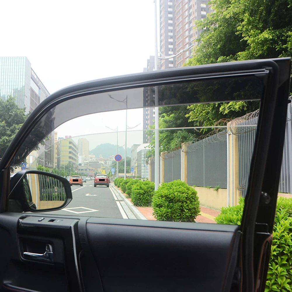За Kia Picanto Morning 2005-2019, авто, черно оцветени козирка на страничните прозорци на автомобила, вентилационни покривала, заслони, защита от дъжд, врата козирка