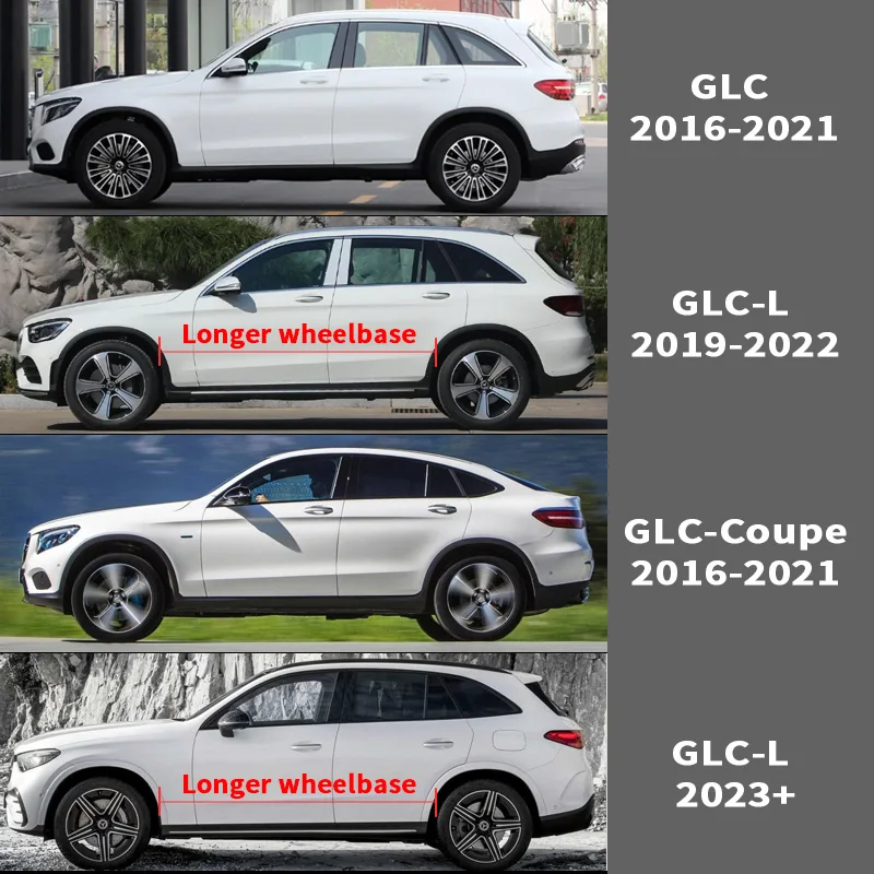 За Mercedes-Benz GLC Coupe X253 C253 2016-2019-2023 Козирка Вентилационни Завеси на Прозореца Защита От Слънце и Дъжд Дефлектор 4 бр.