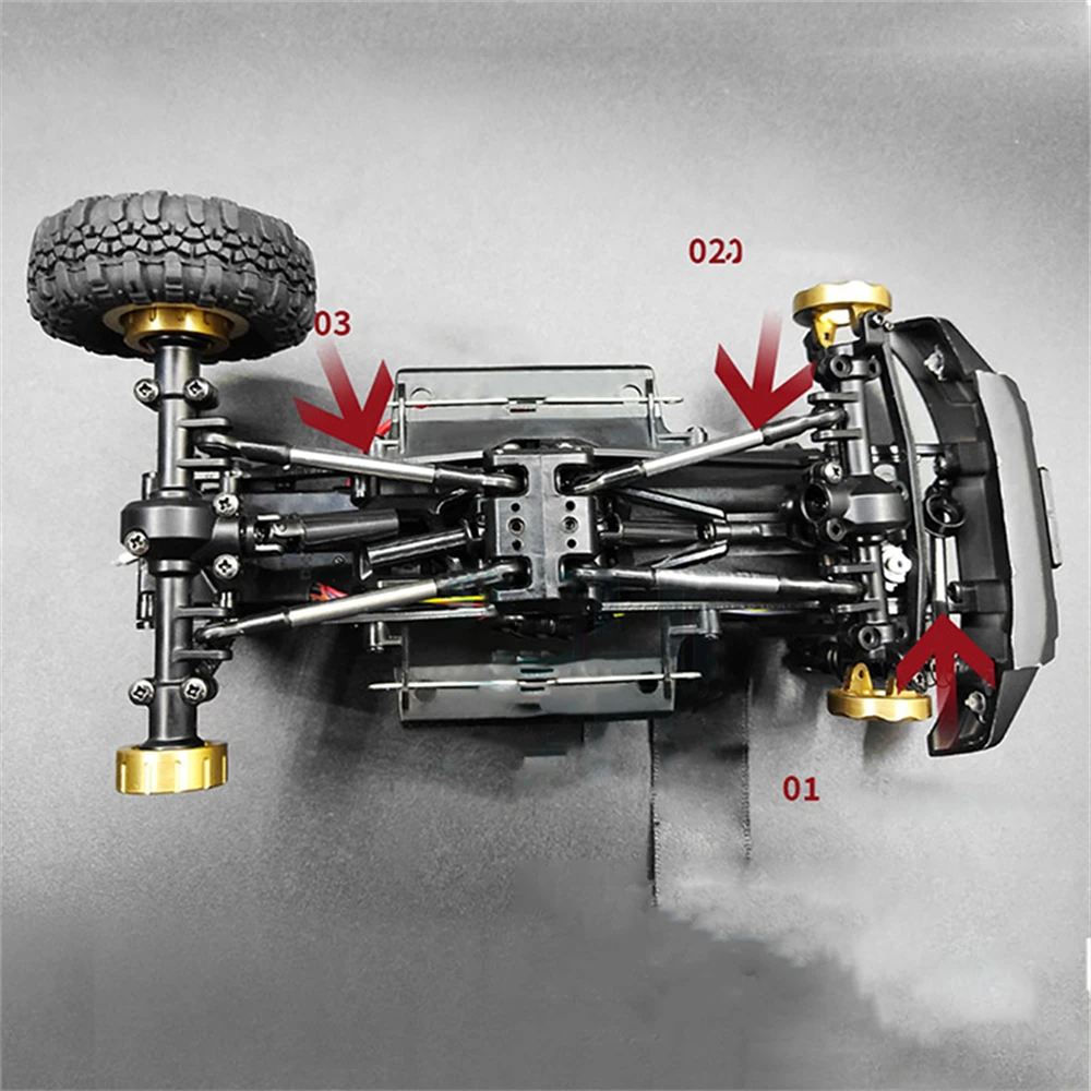1 Комплект Метална Сцепление управление Дърпане Жаден за MINI-Z 4x4 1/18 Jimny 1/24 Wrangler RC Робот Автомобилни Аксесоари
