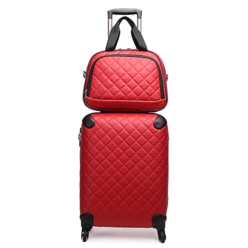 Висококачествена и луксозна дамска чанта 16/20/24/28 см идеална за засаждане + фабрика за багаж с колела, брендовый пътен куфар