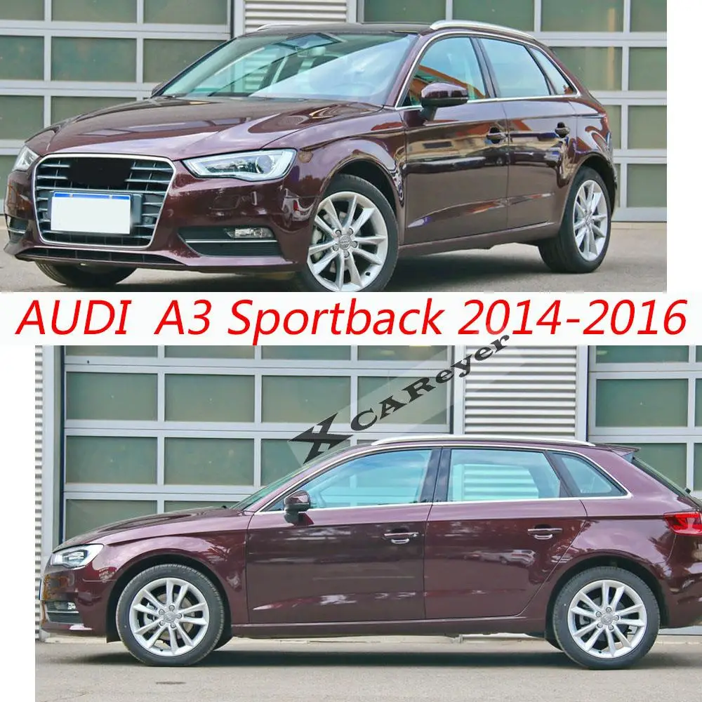 За Audi A3 Sportback 2013 2014 2015 2016 2017 2018 2019 Стикер За Автомобил Колата Пластмасово Стъкло Вятърна Козирка за Защита От дъжд/Слънце отдушник